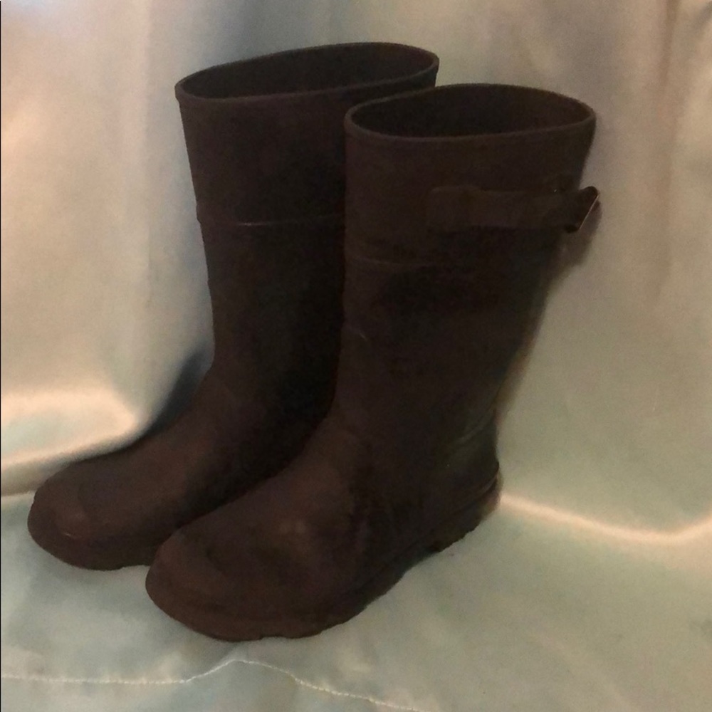 Girls rubber rain boots